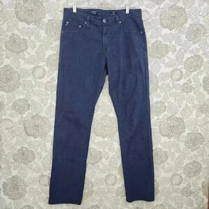 Ag Adriano Goldschmied The Slim Straight Patterned Men's Chino Pants 32x32 8697C